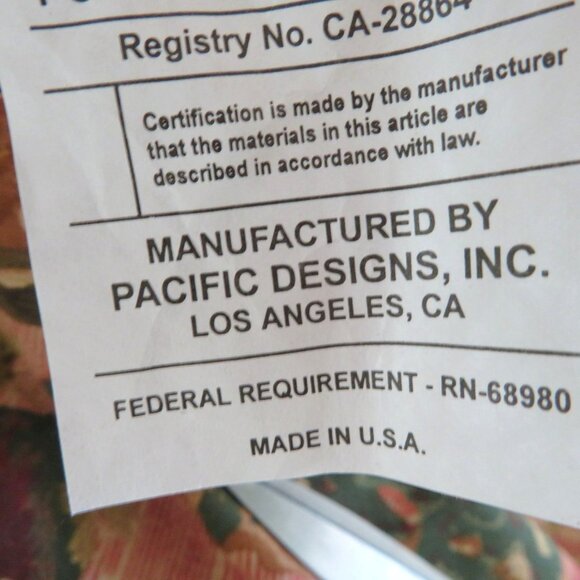 New Vintage 2006 JCPenney Middleton King Pillow Shams Pair of 2 Quilted Red USA - Picture 13 of 14